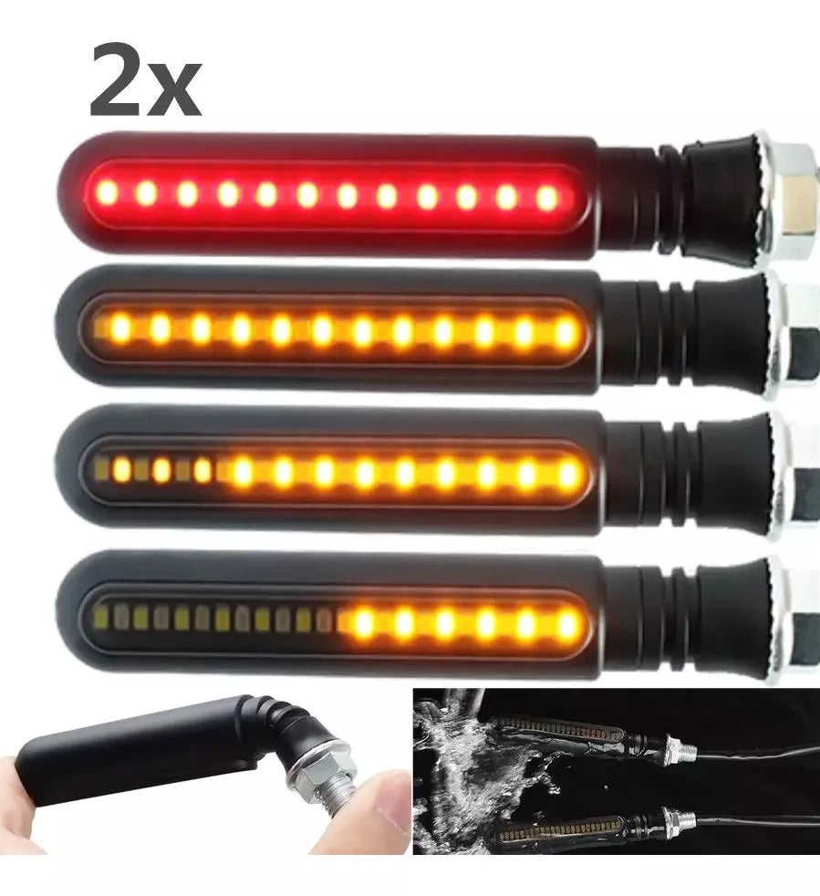 Direccional Led lineal Secuencial Stop Flexible