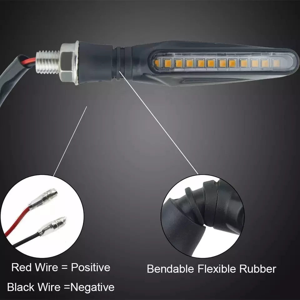 Direcionales LED Fijas para Motocicleta x2