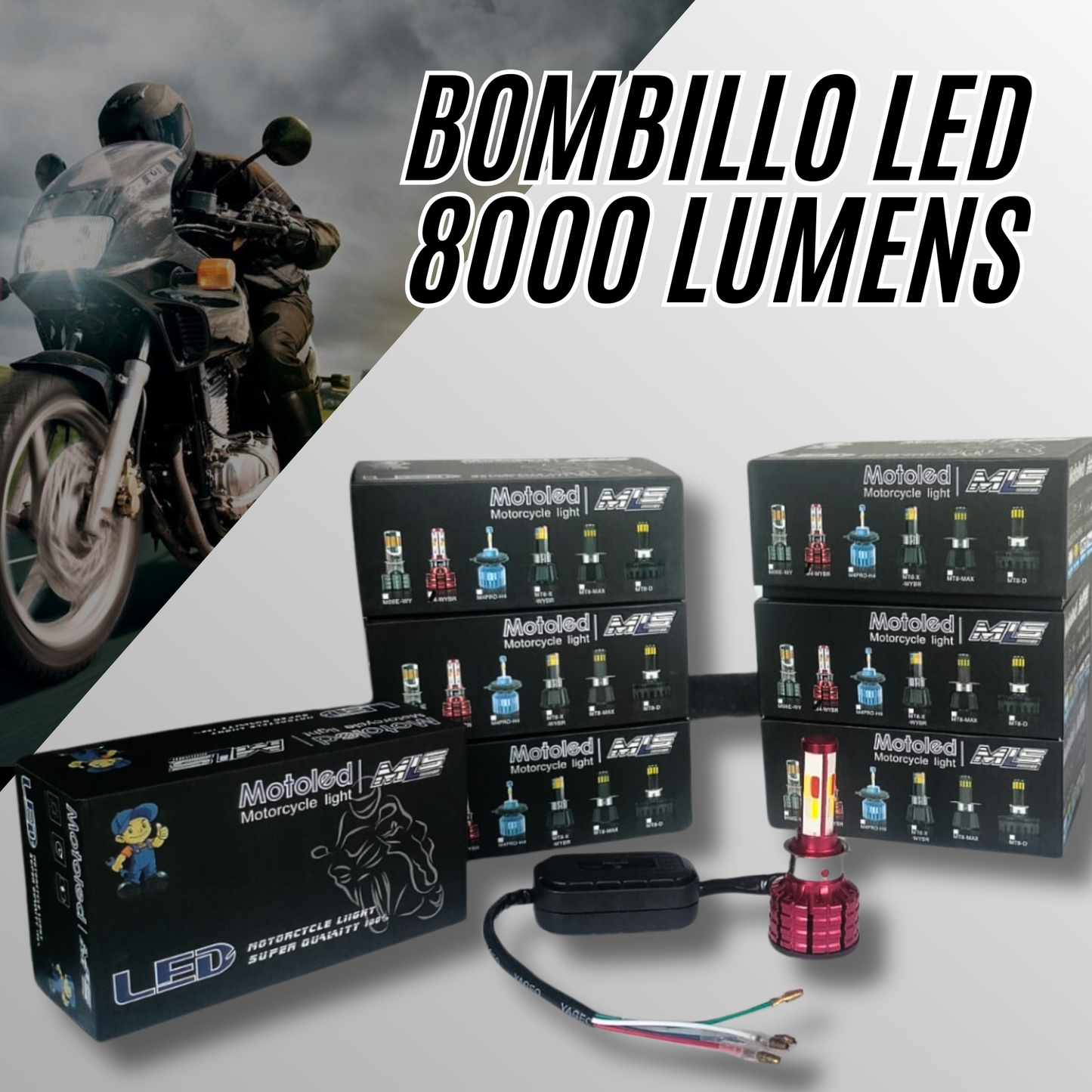 Bombillo LED 8000 Lumens